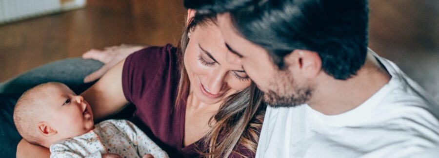 Parents with newborn