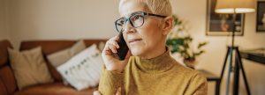 Woman on the phone