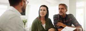 couple talking to their doctor