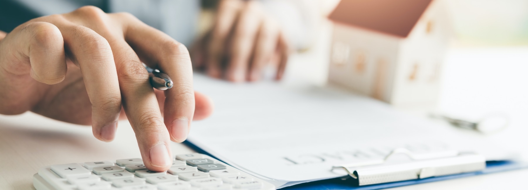 Man filling out paperwork