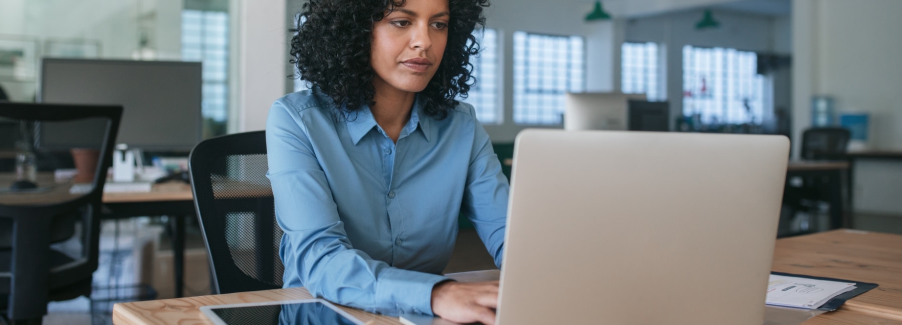 Woman working
